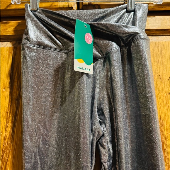 HALARA softly zero faux leather  crossover back pocket front crossover leggings - Picture 10 of 13